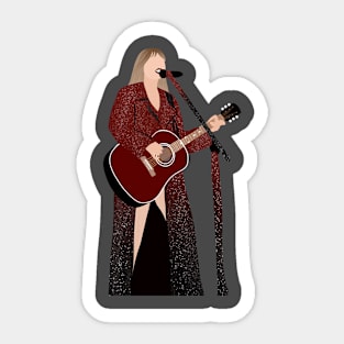 The eras tour red outfit Sticker